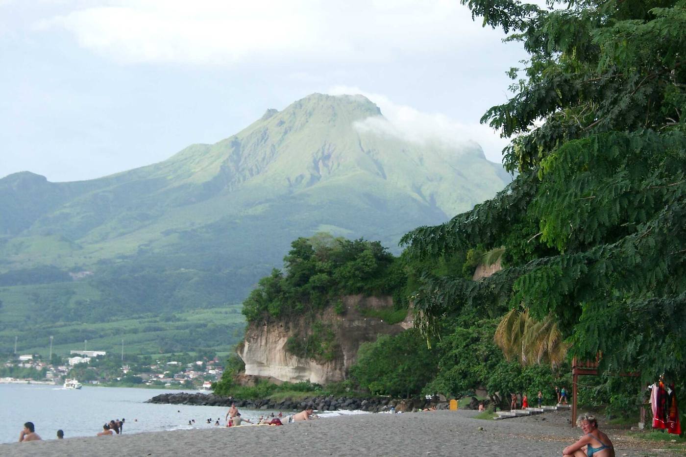 La montagne Pelée vue du Carbet (Martinique)